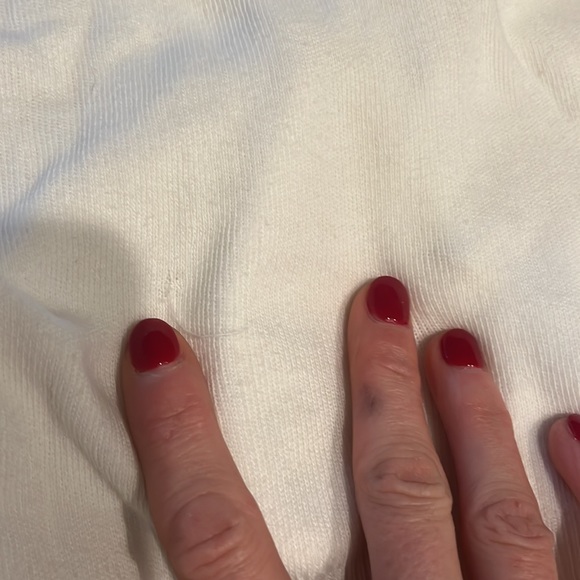 White 100% cotton Julius Berger unisex kids button up sweater! - Picture 4 of 4